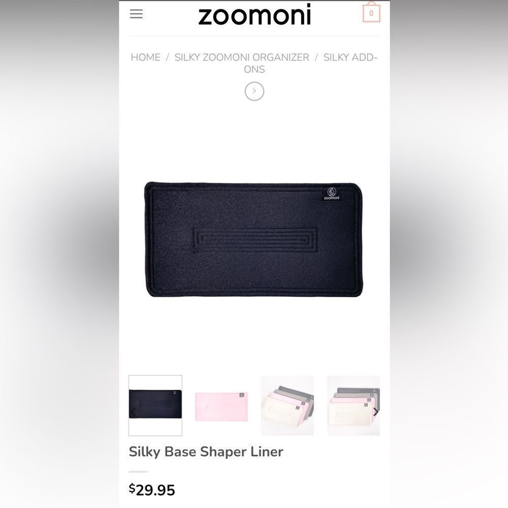 Zoomoni bag base shape liner